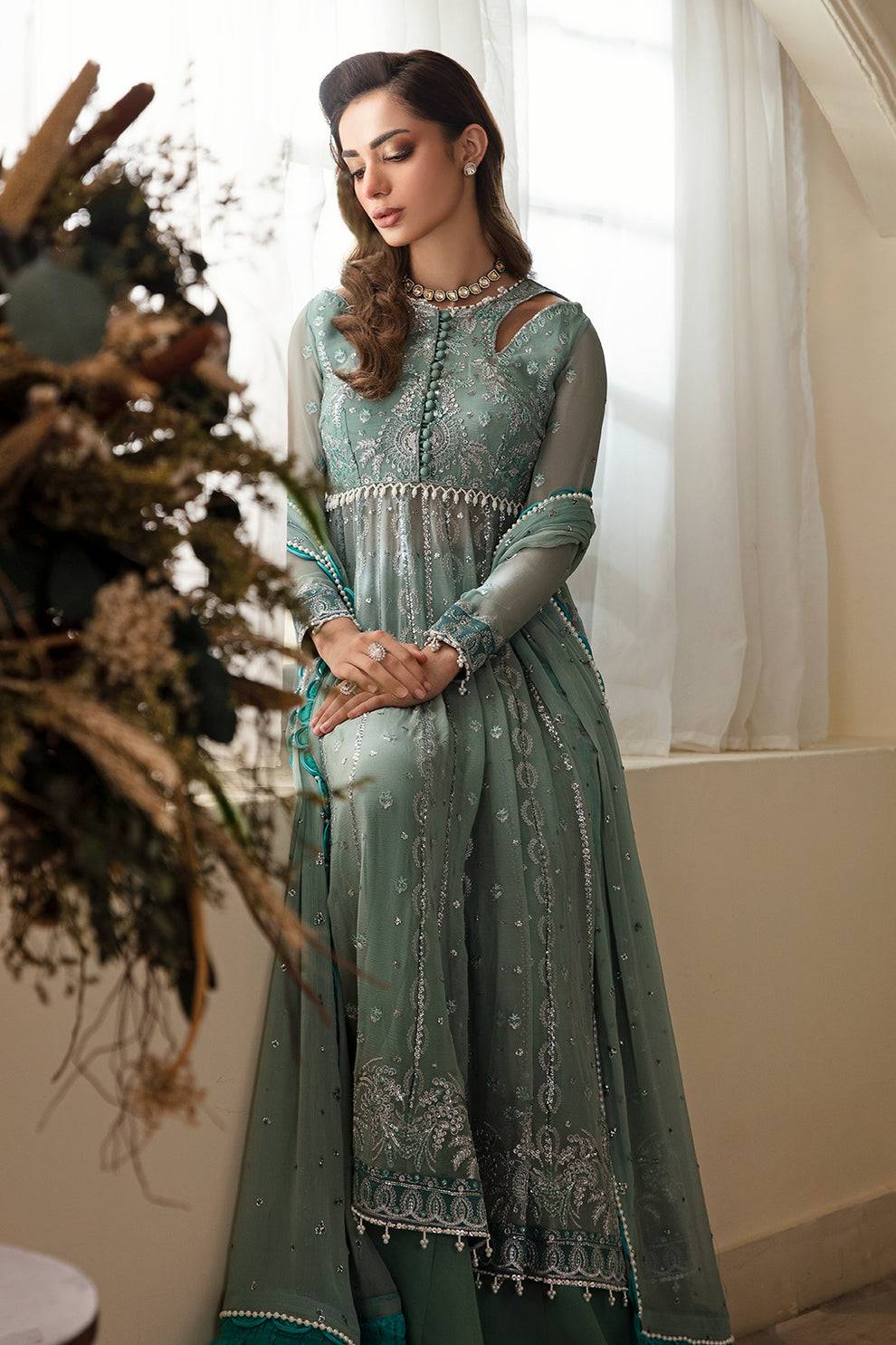 Zarposh | Amirah Collection | Abroo - Pakistani Designer Dress - by Zarposh | Type: Luxury - 100% Original at Saira Sultan