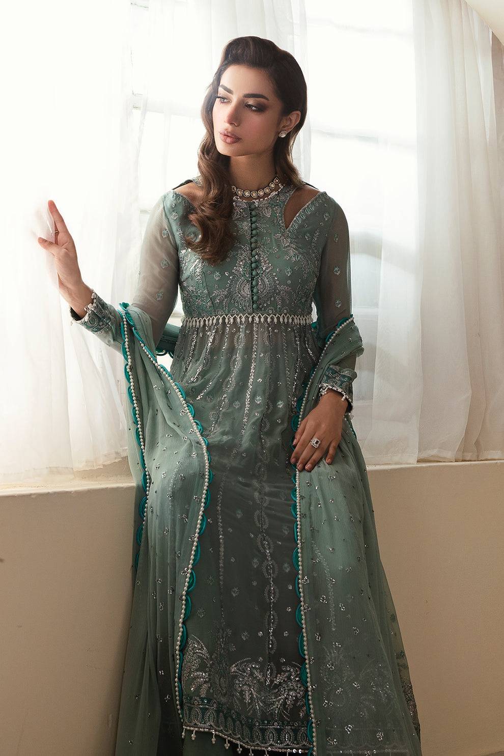 Zarposh | Amirah Collection | Abroo - Pakistani Designer Dress - by Zarposh | Type: Luxury - 100% Original at Saira Sultan