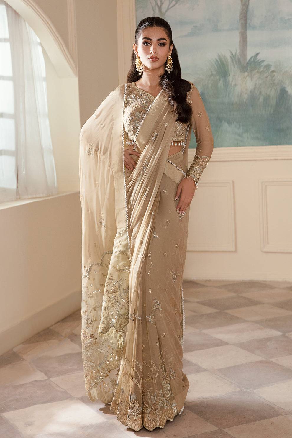 Zarposh | Amirah Collection | Mehru - Pakistani Designer Dress - by Zarposh | Type: Luxury - 100% Original at Saira Sultan
