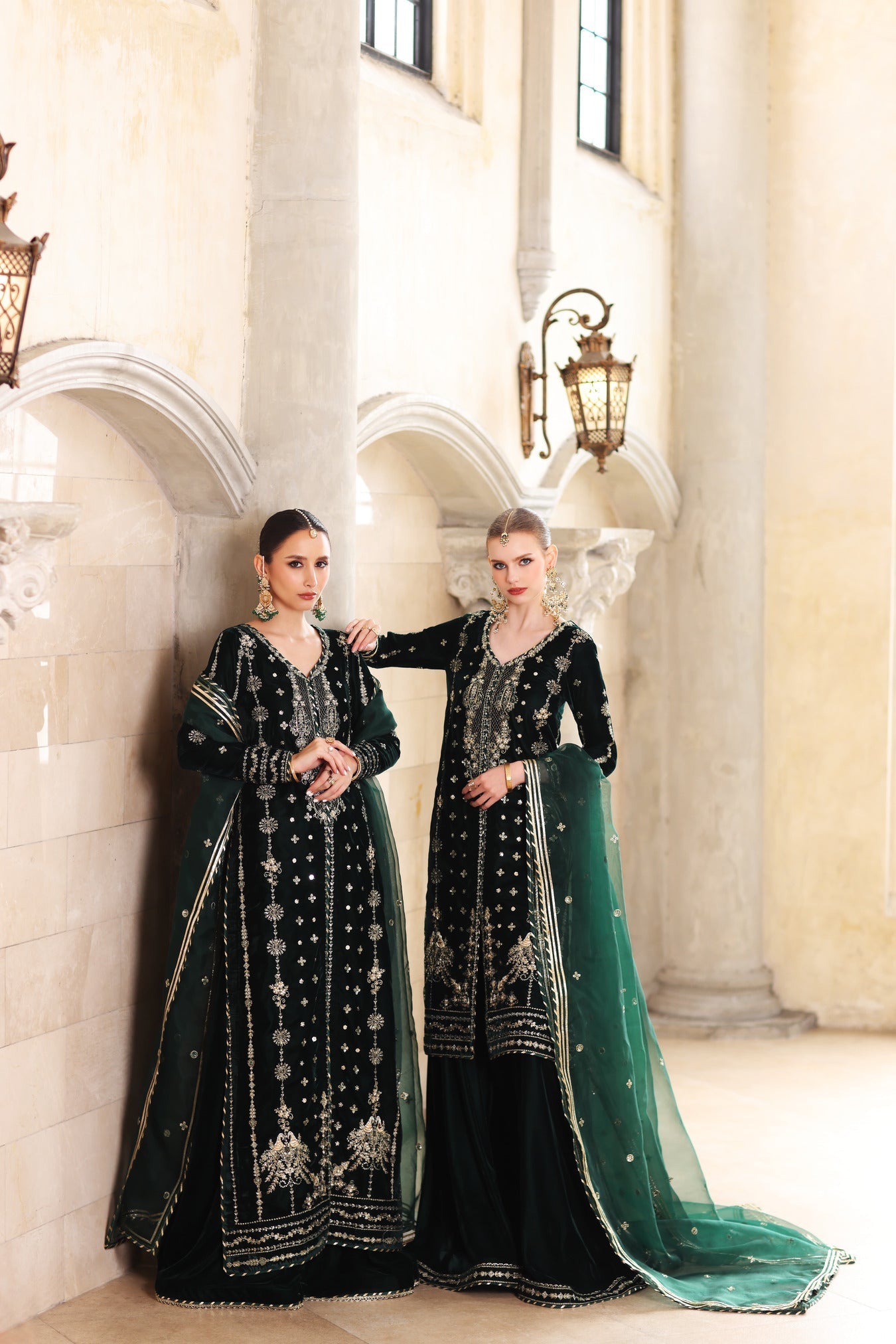 Noor by Saadia Asad | Handcrafted Velvet 25 |Zamurrud by Noor by Saadia Asad - Designer Dress - Type : Ladies Clothes - Available at Saira Sultan - 100% Original 