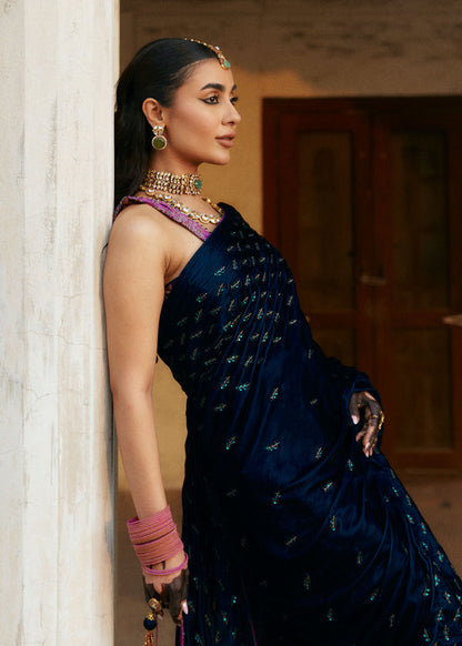 Laj | Hath Kahani Luxury Formals 24 | AMIYA L Teal Green Velvet