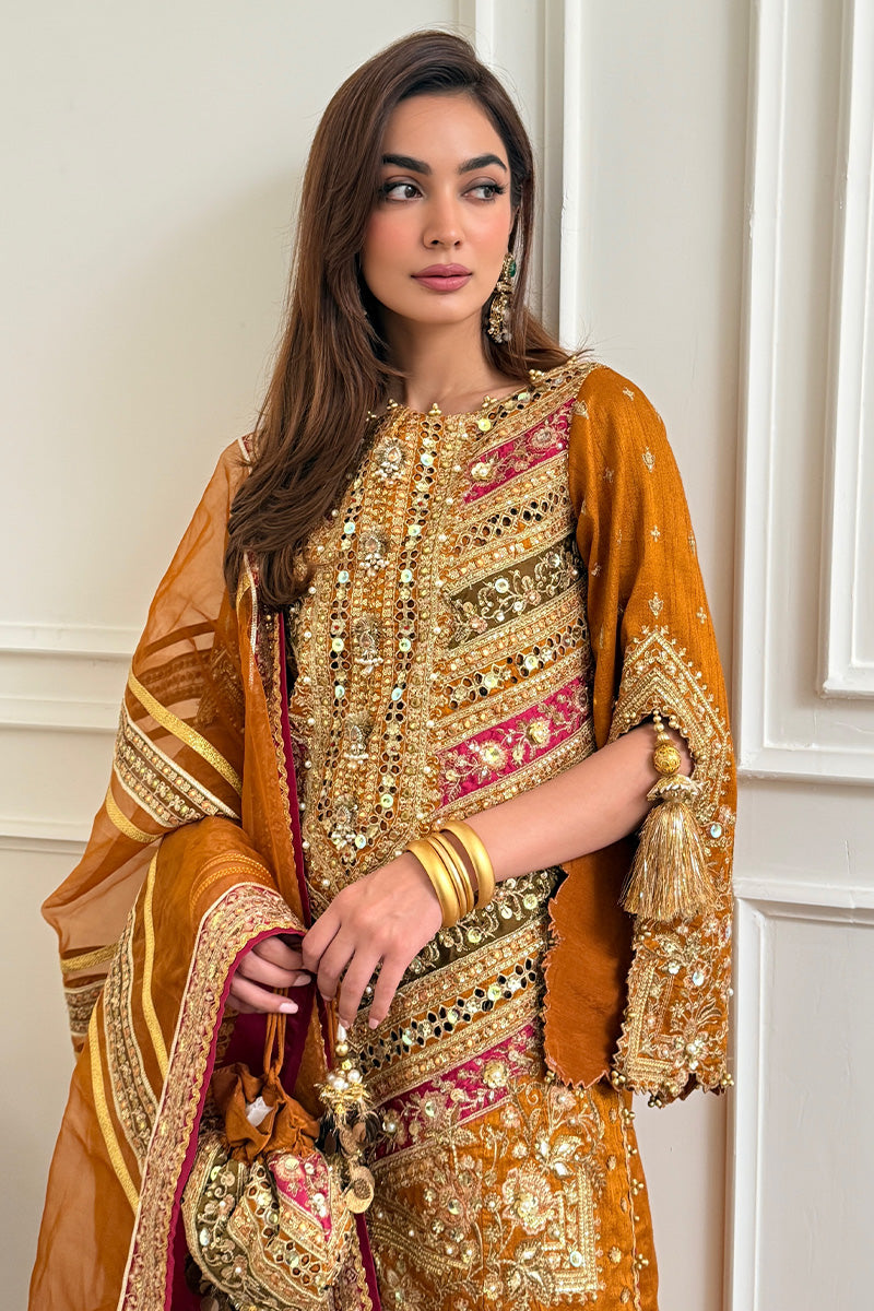 MNR | Zarlish Festive 25 | Jaazah Baloch in Ranjish by MNR - Designer Dress - Type : Ladies Clothes - Available at Saira Sultan - 100% Original 