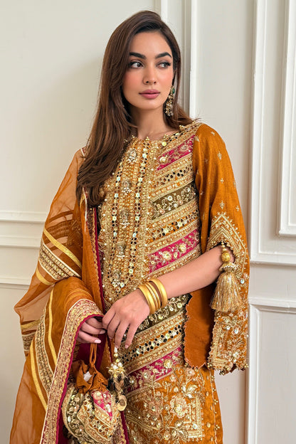 MNR | Zarlish Festive 25 | Jaazah Baloch in Ranjish by MNR - Designer Dress - Type : Ladies Clothes - Available at Saira Sultan - 100% Original 