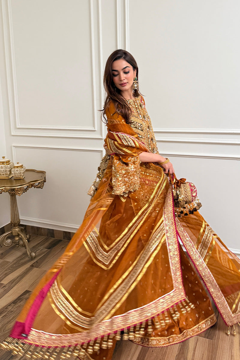 MNR | Zarlish Festive 25 | Jaazah Baloch in Ranjish by MNR - Designer Dress - Type : Ladies Clothes - Available at Saira Sultan - 100% Original 