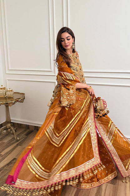 MNR | Zarlish Festive 25 | Jaazah Baloch in Ranjish by MNR - Designer Dress - Type : Ladies Clothes - Available at Saira Sultan - 100% Original 