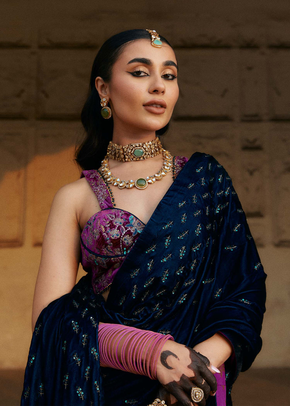 Laj | Hath Kahani Luxury Formals 24 | AMIYA M Teal Green Chiffon
