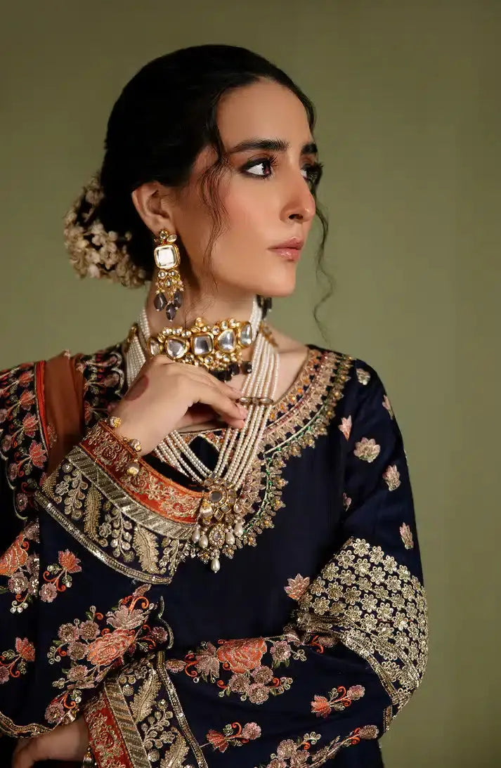 Emaan Adeel | Noori Silk Formals 23 | NR 07 DIVANI - Pakistani Designer Dress - by Emaan Adeel | Type: Formal - 100% Original at Saira Sultan