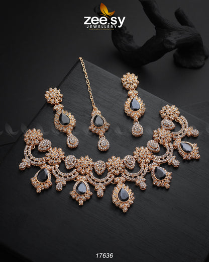 Galactic Necklace Golden Black