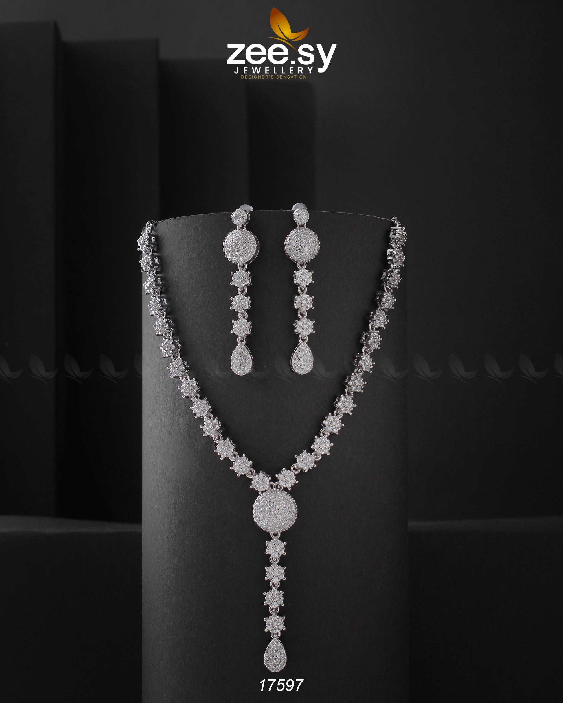 Cascade Necklace Silver