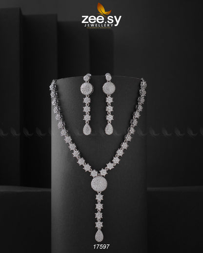 Cascade Necklace Silver