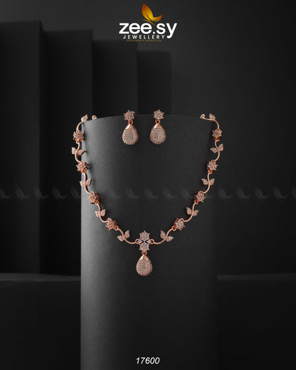 Lariat Necklace Golden