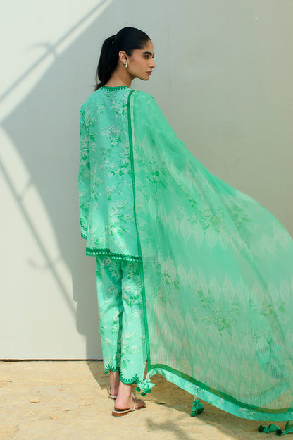 Sania Maskatiya | Luxury Lawn 25 | Azur (B) - Pakistani Designer Dress - by Sania Maskatiya - Type : Ladies Clothes - 100% Original at Saira Sultan