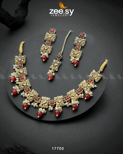 Harbor Necklace Golden Red
