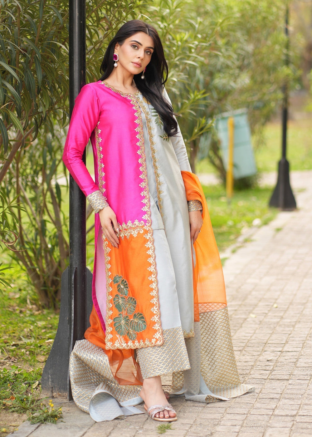 Fozia Khalid I Dilkash Festive Wear 25 | abeer - Pakistani Designer Dress - by Fozia Khalid - Type : Ladies Clothes - 100% Original at Saira Sultan