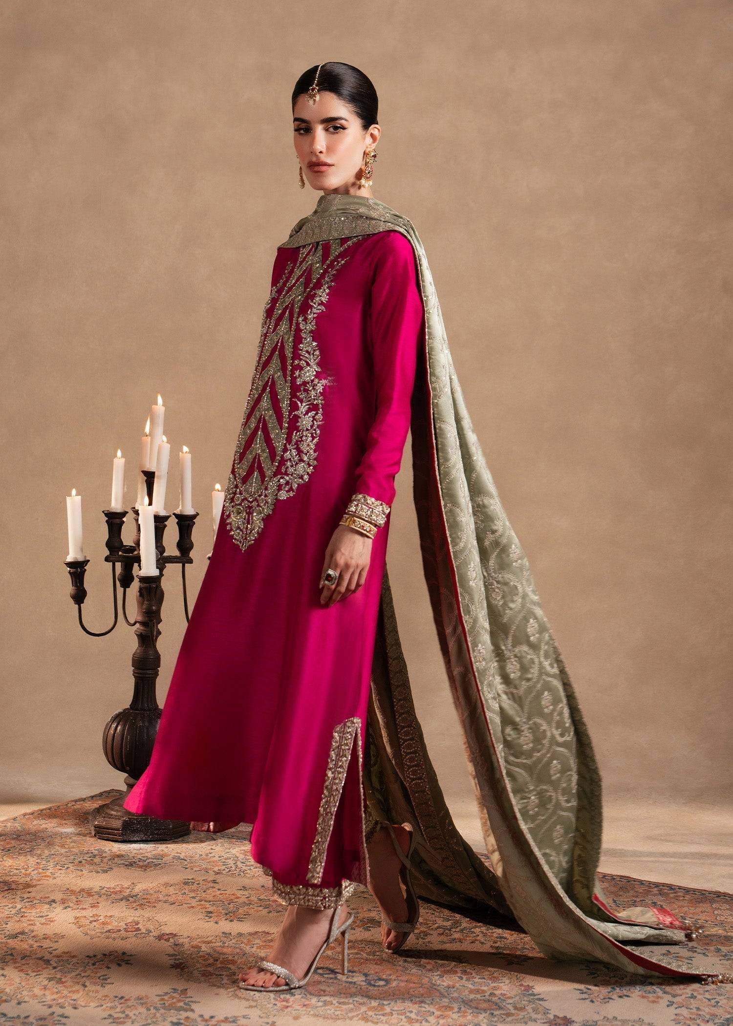 Sadaf Fawad Khan | Nafees Formals 25 | Zafeen - Pakistani Designer Dress - by Sadaf Fawad Khan | Type: Ladies Clothes - 100% Original at Saira Sultan