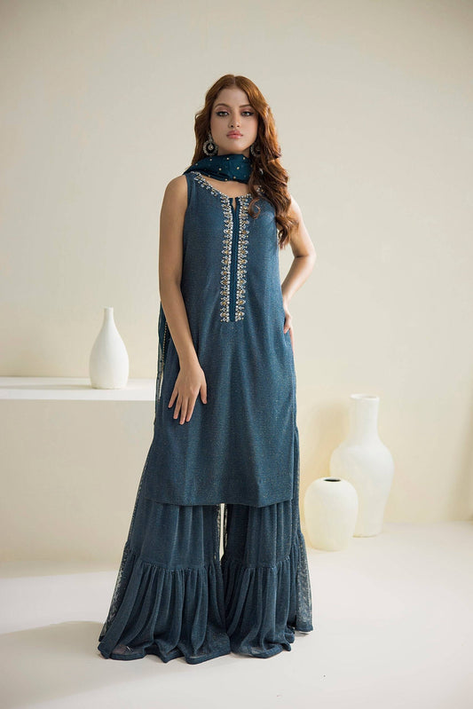 Farhat Jahan | Luxury Pret | Camille - Pakistani Designer Dress - by Farhat Jahan | Type: Formal - 100% Original at Saira Sultan
