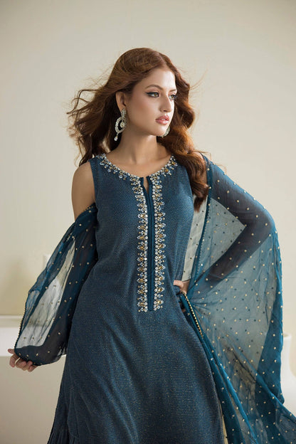 Farhat Jahan | Luxury Pret | Camille - Pakistani Designer Dress - by Farhat Jahan | Type: Formal - 100% Original at Saira Sultan