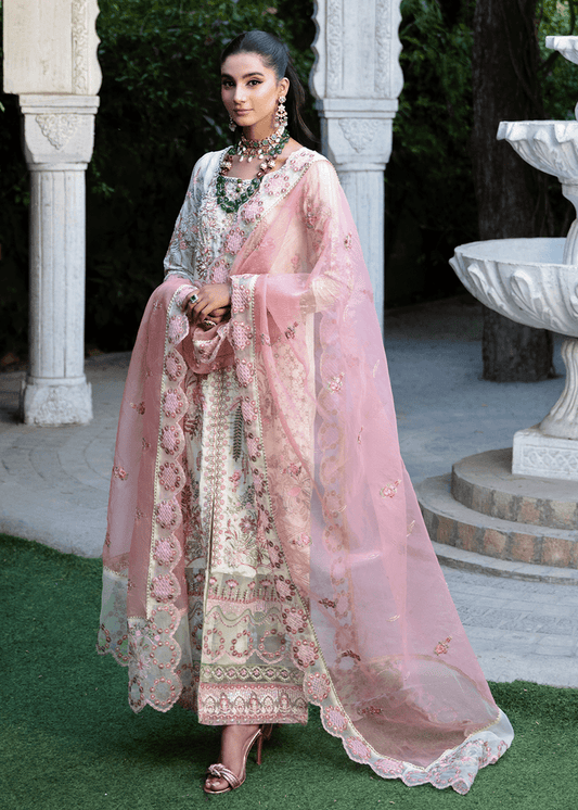 Maria Osama Khan | Rang e Noor Eid Edit | Chambeli - Pakistani Designer Dress - by Maria Osama Khan | Type: Luxury - 100% Original at Saira Sultan