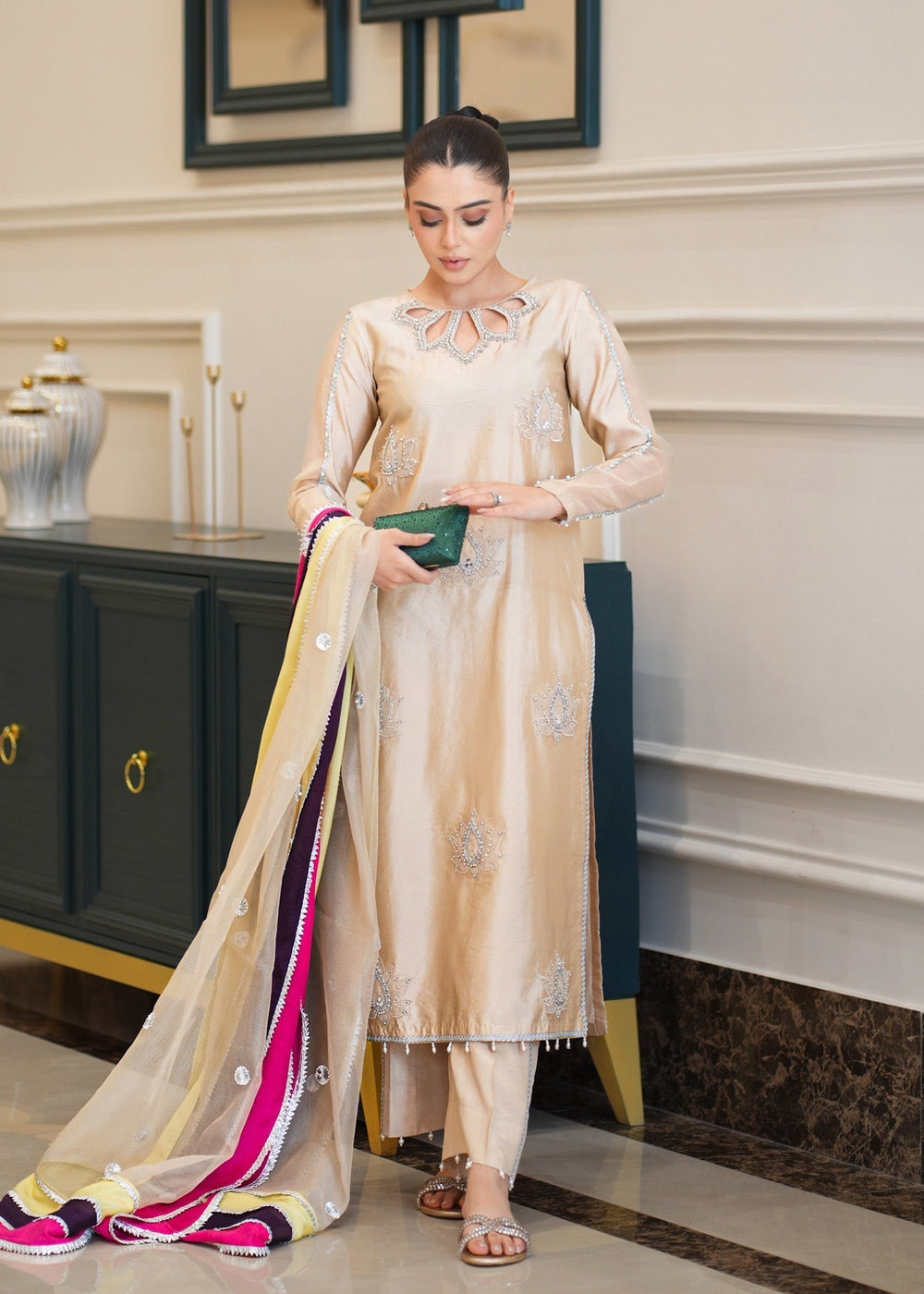 Fozia Khalid I Dilkash Festive Wear 25 | haya - Pakistani Designer Dress - by Fozia Khalid - Type : Ladies Clothes - 100% Original at Saira Sultan