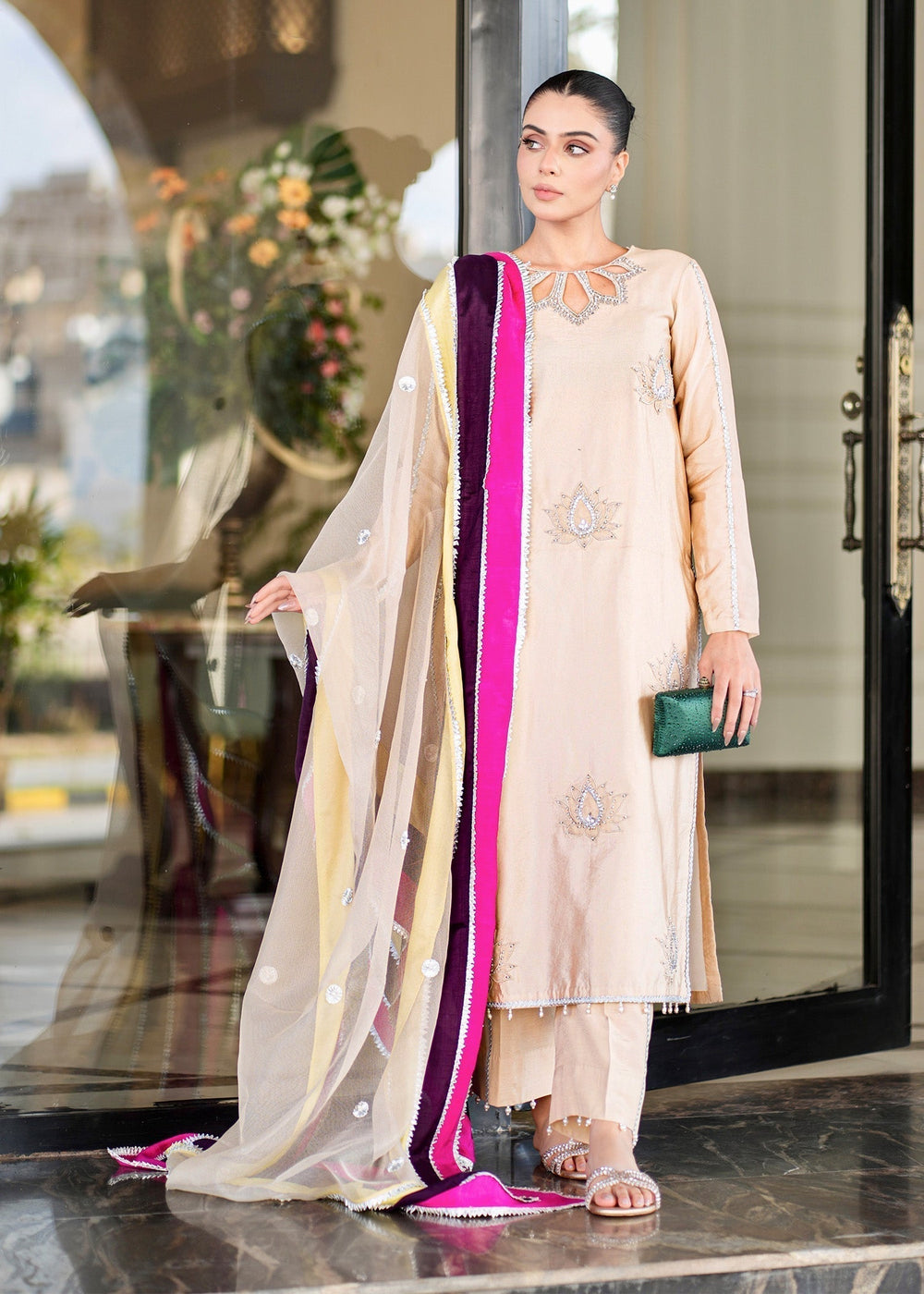 Fozia Khalid I Dilkash Festive Wear 25 | haya - Pakistani Designer Dress - by Fozia Khalid - Type : Ladies Clothes - 100% Original at Saira Sultan