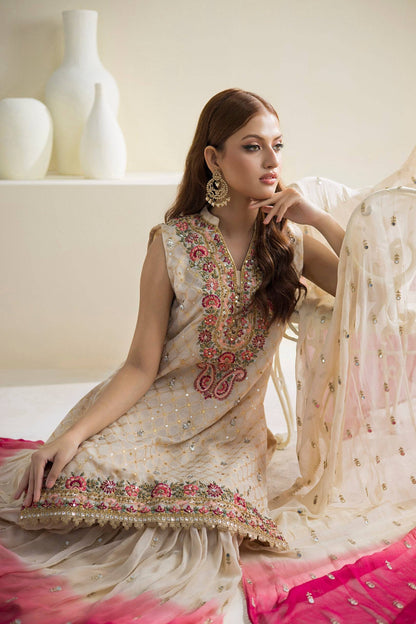 Farhat Jahan | Luxury Pret | Chaandni - Pakistani Designer Dress - by Farhat Jahan | Type: Formal - 100% Original at Saira Sultan