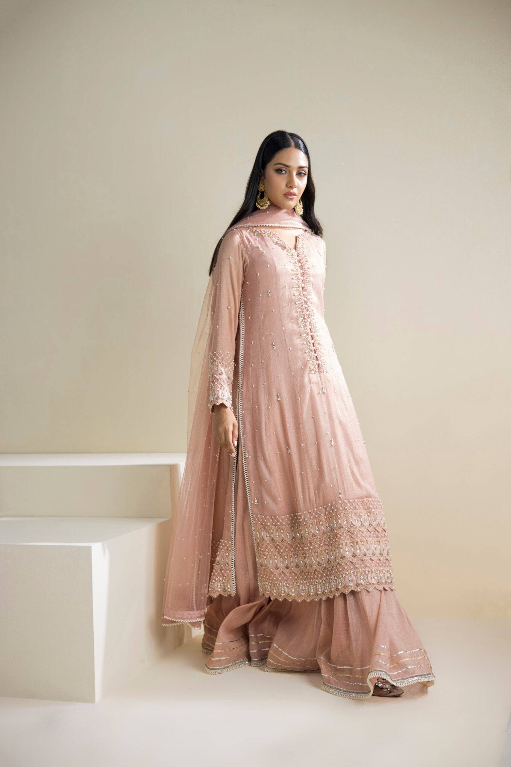 Farhat Jahan | Luxury Pret | Kiran - Pakistani Designer Dress - by Farhat Jahan | Type: Formal - 100% Original at Saira Sultan