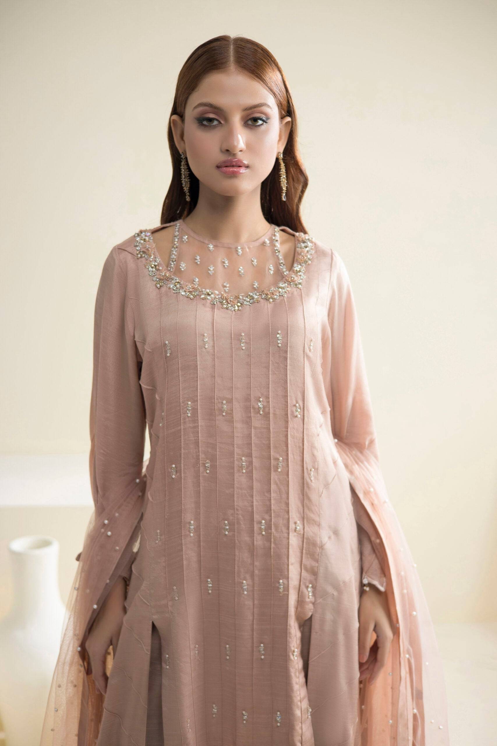 Farhat Jahan | Luxury Pret | Lily - Pakistani Designer Dress - by Farhat Jahan | Type: Formal - 100% Original at Saira Sultan