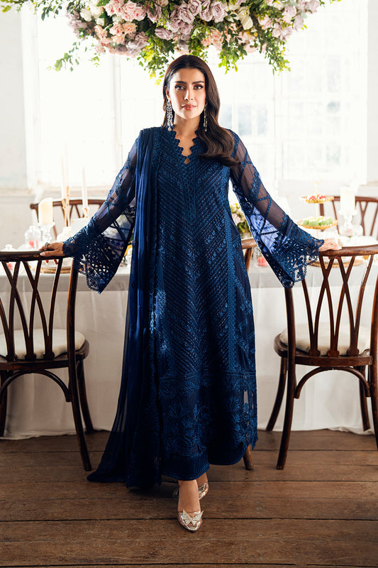 Azure | Vogue Formals | Imperial Midnight XS Navy Blue Chiffon