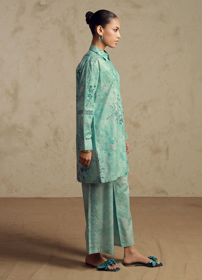 Image | Spring Basics 25 | IMPRSS-213688 L Light Ferozi Pure cotton