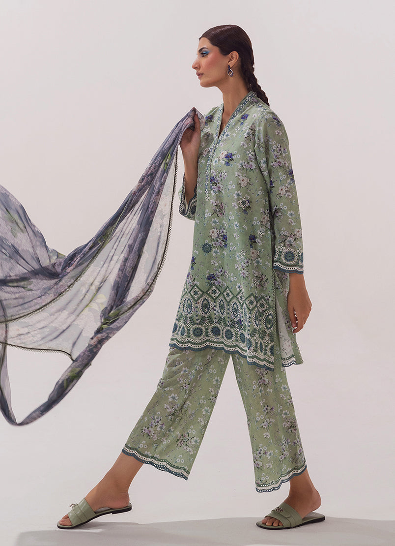 Image | Spring Basics 25 | IMPRSS-213973-12552 L Sage Green Cotton