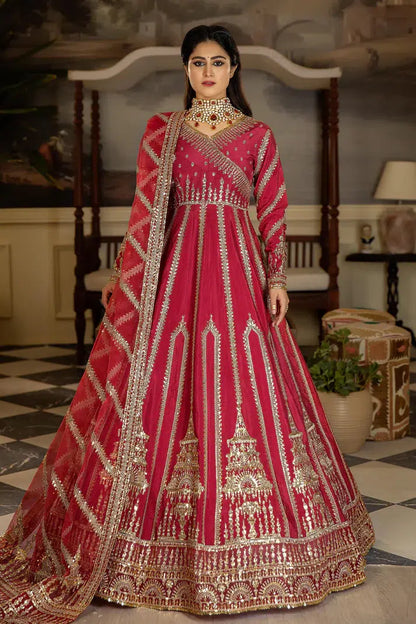 Imrozia Premium | Jahaan Ara Wedding Formals 23 | SRS-06 Surkh Roo - Pakistani Designer Dress - by Imrozia Premium | Type: Bridal - 100% Original at Saira Sultan