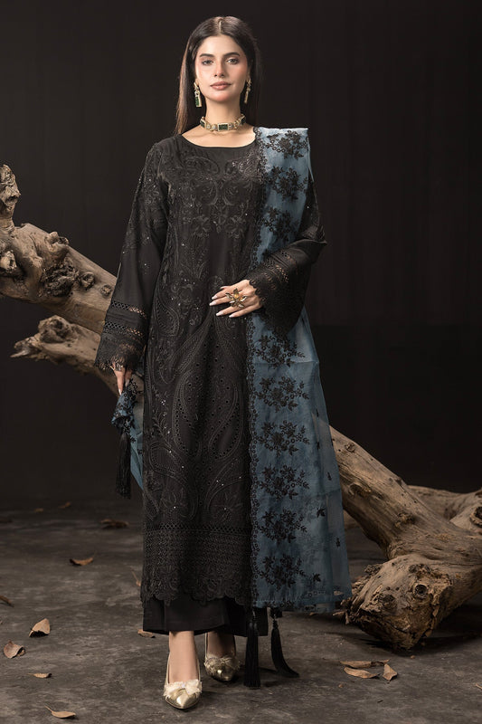 Imrozia Premium | Gulzar e Dil | I.P-100 Dilcheen XS Black Viscose