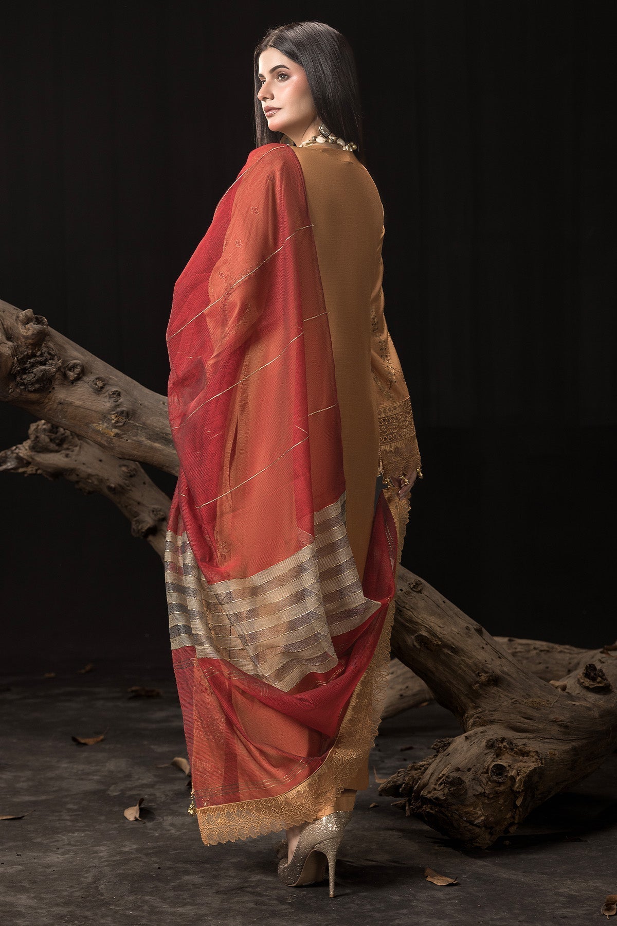 Imrozia Premium | Gulzar e Dil | I.P-101 Firdous S Champagne Gold Viscose