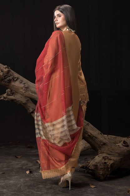 Imrozia Premium | Gulzar e Dil | I.P-101 Firdous S Champagne Gold Viscose