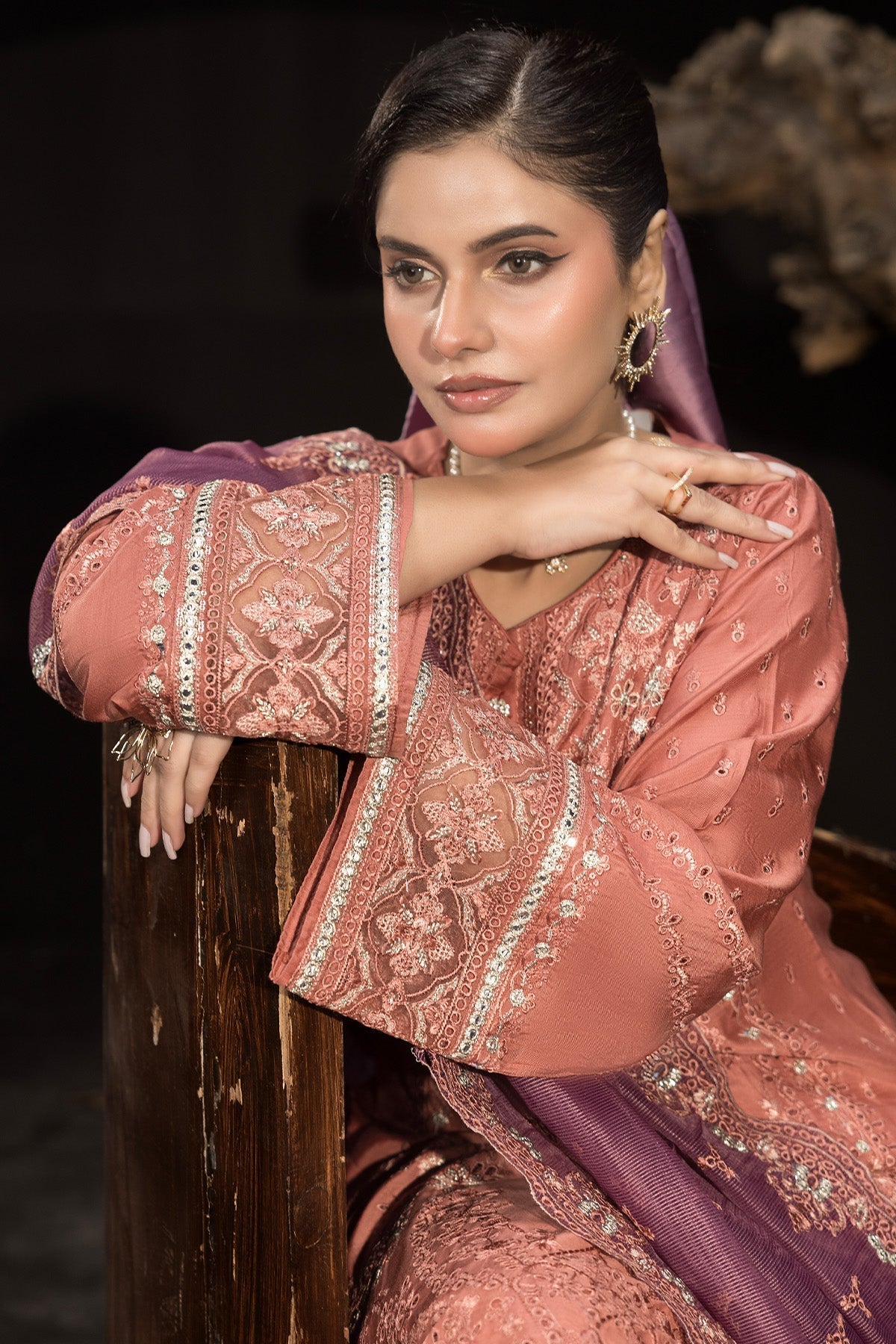 Imrozia Premium | Gulzar e Dil | I.P-102 Gul XL Coral Viscose