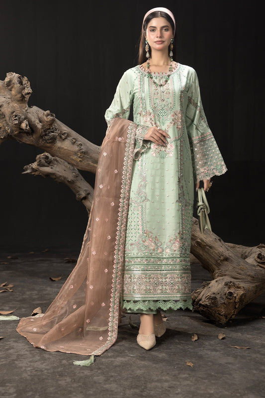 Imrozia Premium | Gulzar e Dil | I.P-99 Naghma XS Pastel Mint Viscose