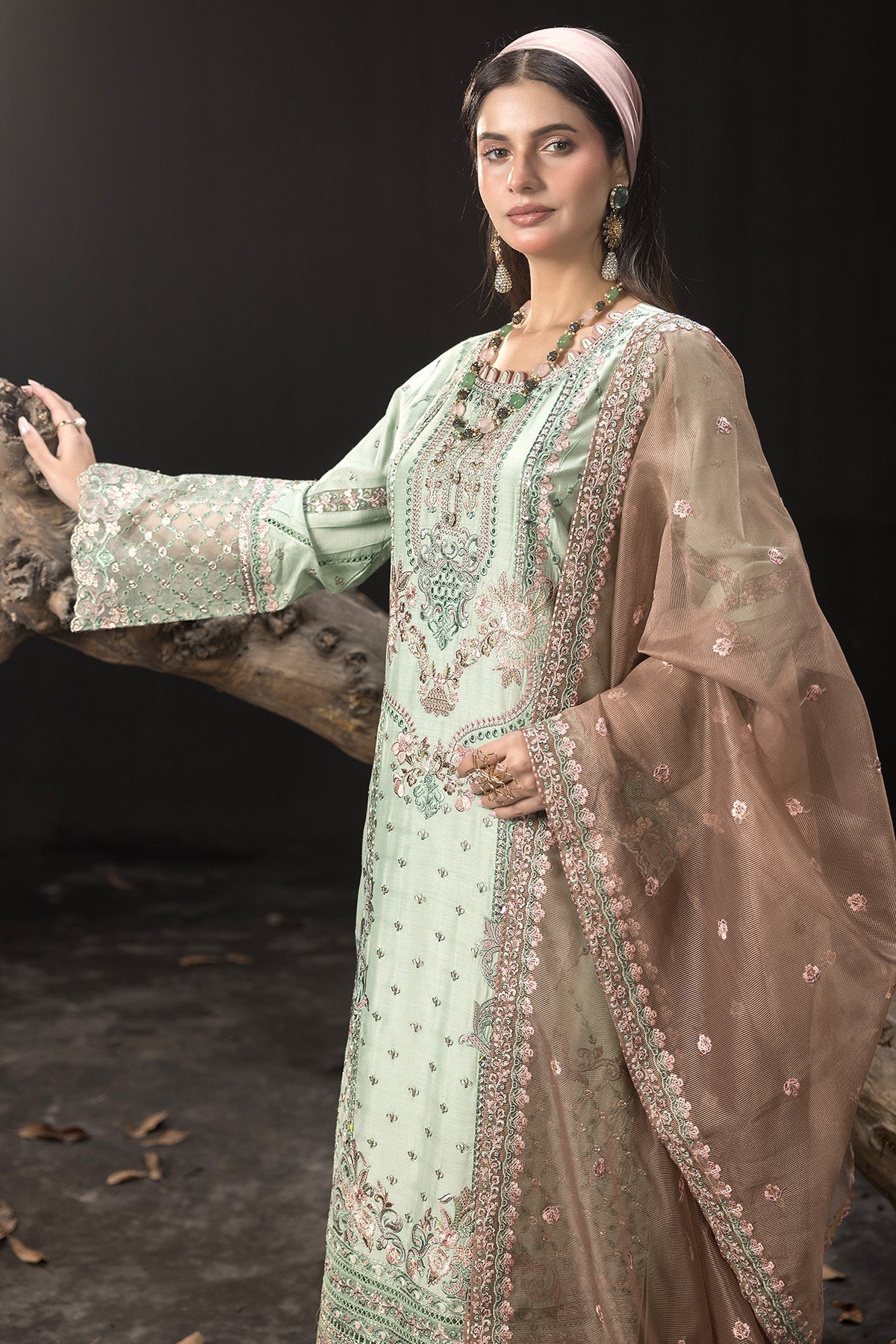 Imrozia Premium | Gulzar e Dil | I.P-99 Naghma M Pastel Mint Viscose