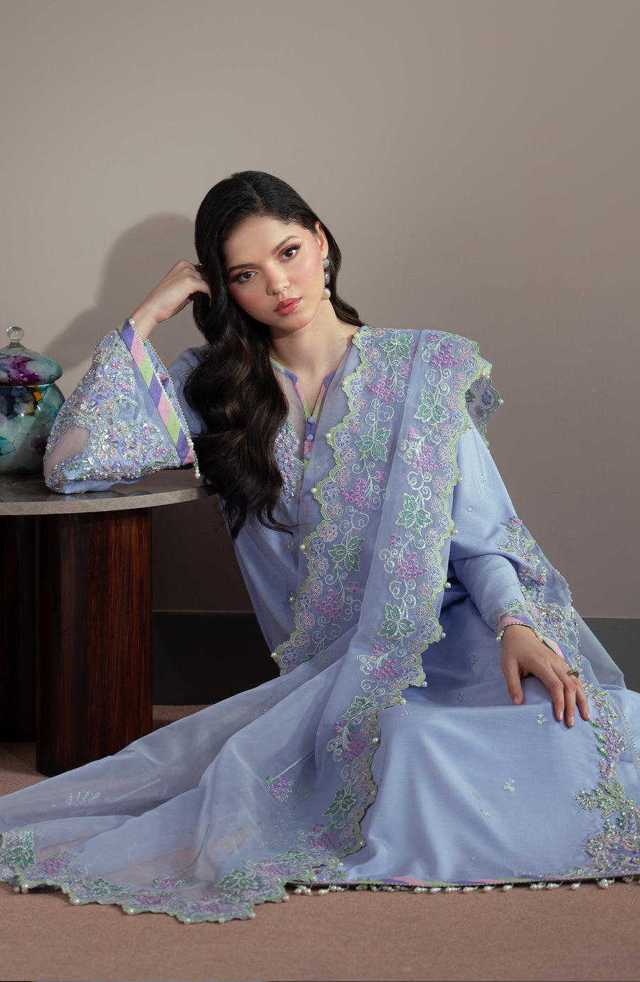 Fabiha Fatima | Elvin Pret Wear | IRIS - Pakistani Designer Dress - by Fabiha Fatima - Type : Ladies Clothes - 100% Original at Saira Sultan
