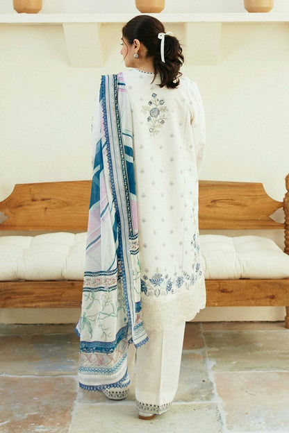 Zara Shahjahan | Coco Lawn Eid Edit 24 | IVORY-D4 - Pakistani Designer Dress - by Zara Shahjahan | Type: Luxury - 100% Original at Saira Sultan