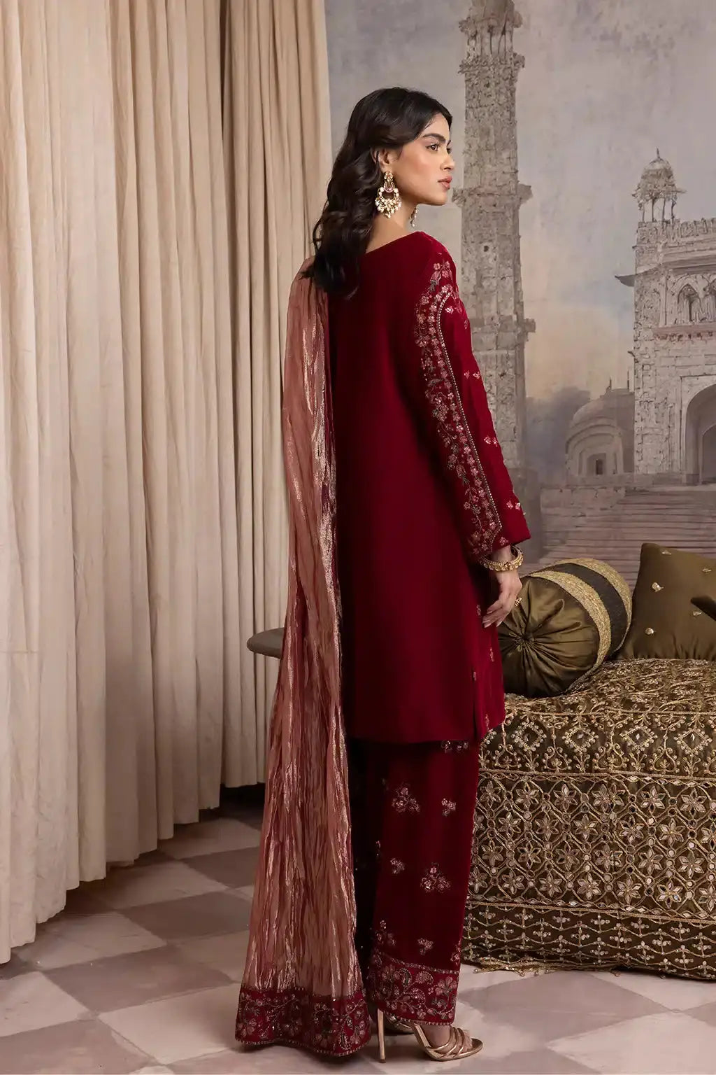 Iznik | Festive Velvet 23 | IV-27 HARF - Pakistani Designer Dress - by Iznik | Type: Formal - 100% Original at Saira Sultan