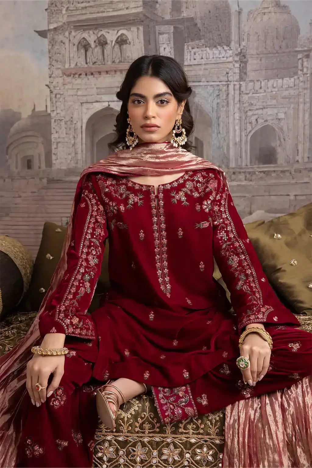 Iznik | Festive Velvet 23 | IV-27 HARF - Pakistani Designer Dress - by Iznik | Type: Formal - 100% Original at Saira Sultan