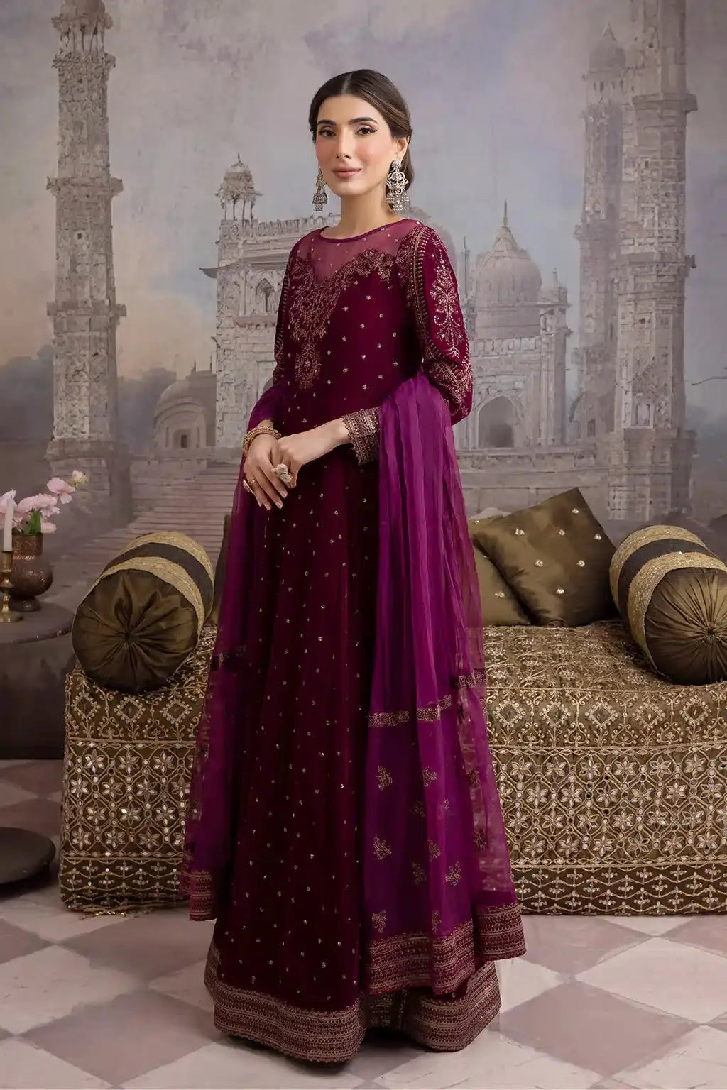 Iznik | Festive Velvet 23 | IV-24 RUMMANA - Pakistani Designer Dress - by Iznik | Type: Formal - 100% Original at Saira Sultan