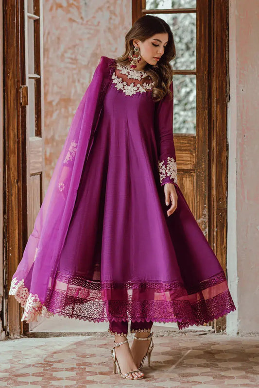 Azure | Embroidered Formals | Imperial Plum - Pakistani Designer Dress - by Azure | Type: Formal - 100% Original at Saira Sultan