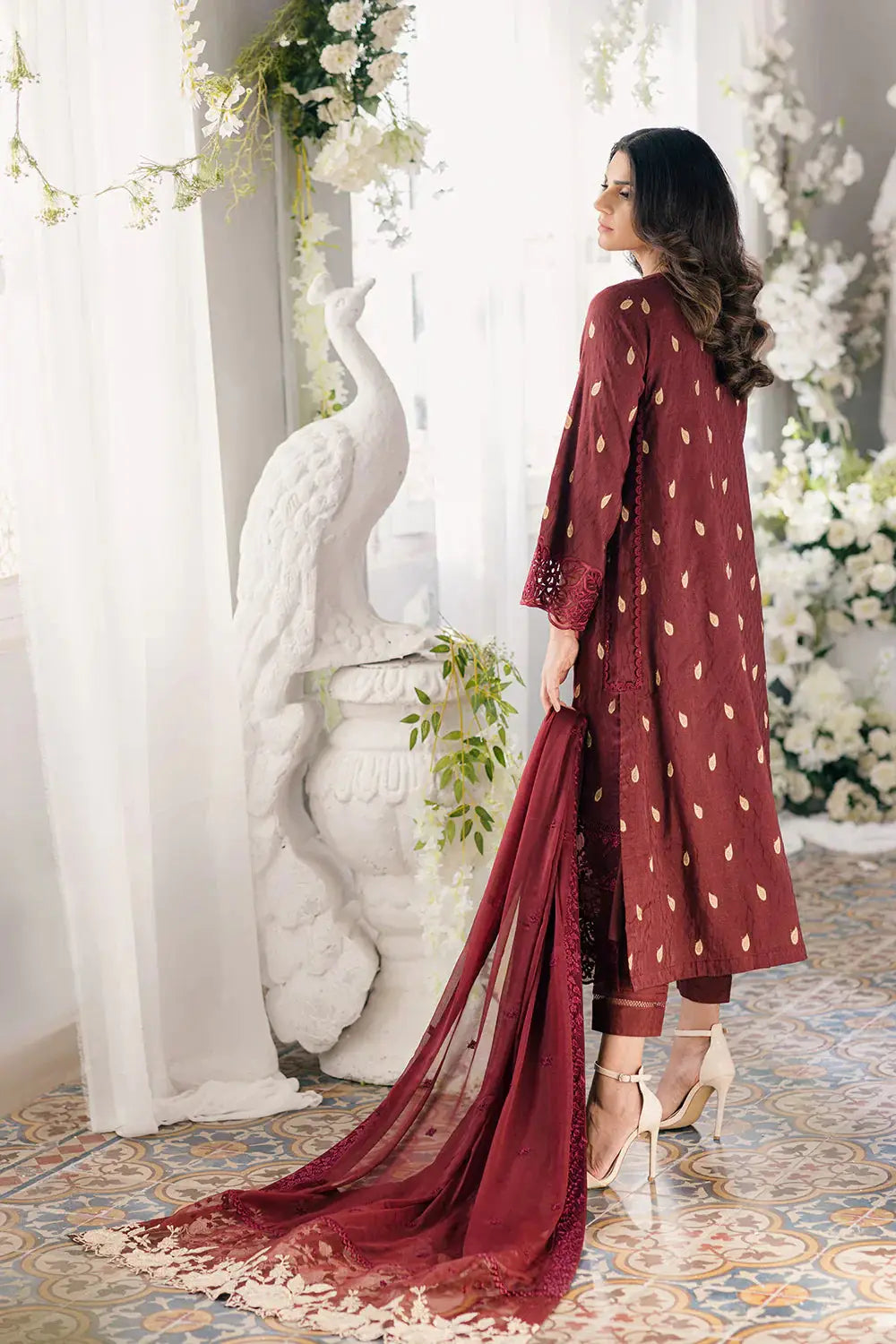 Azure | Ensembles Embroidered Formals | Imperial Wine - Pakistani Designer Dress - by Azure | Type: Formal - 100% Original at Saira Sultan