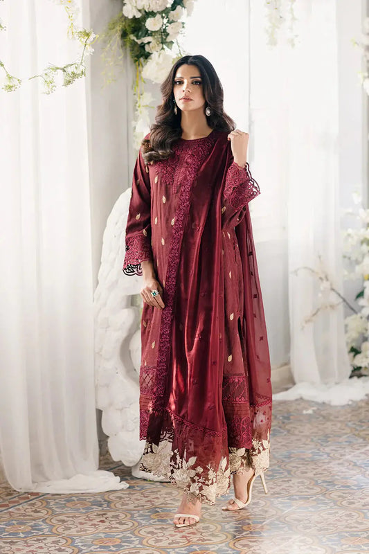 Azure | Ensembles Embroidered Formals | Imperial Wine - Pakistani Designer Dress - by Azure | Type: Formal - 100% Original at Saira Sultan