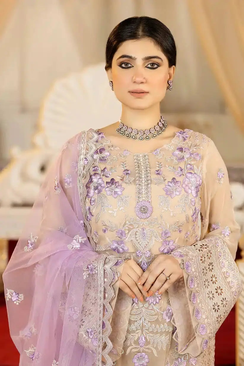 Imrozia Premium | Falesia Formals 23 | L-264 Avon Pearl - Pakistani Designer Dress - by Imrozia Premium | Type: Formal - 100% Original at Saira Sultan