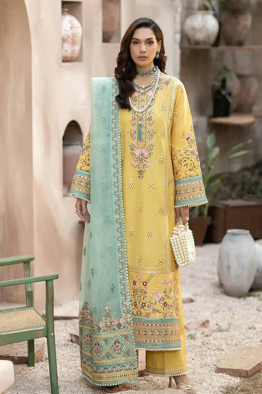 Imrozia Premium | Gulposh Luxury Lawn 24 | S.L 44 Zaira - Pakistani Designer Dress - by Imrozia Premium | Type: Luxury - 100% Original at Saira Sultan