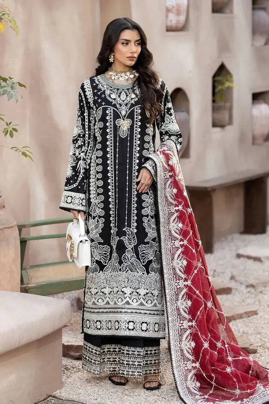 Imrozia Premium | Gulposh Luxury Lawn 24 | S.L 48 Aafia - Pakistani Designer Dress - by Imrozia Premium | Type: Luxury - 100% Original at Saira Sultan