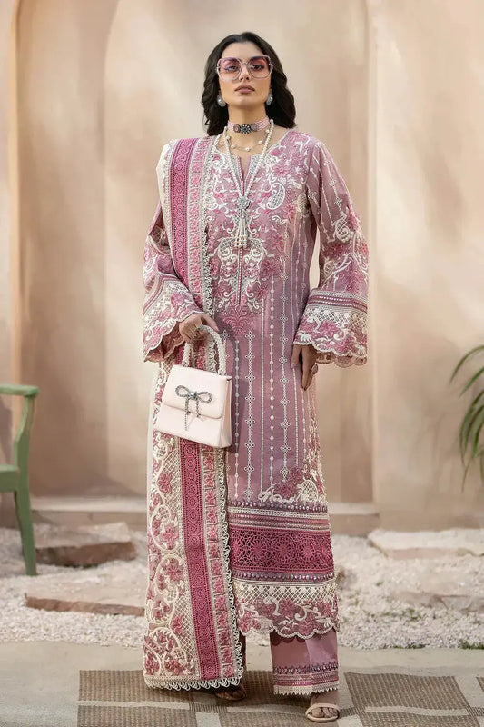 Imrozia Premium | Gulposh Luxury Lawn 24 | S.L 52 Abeer - Pakistani Designer Dress - by Imrozia Premium | Type: Luxury - 100% Original at Saira Sultan