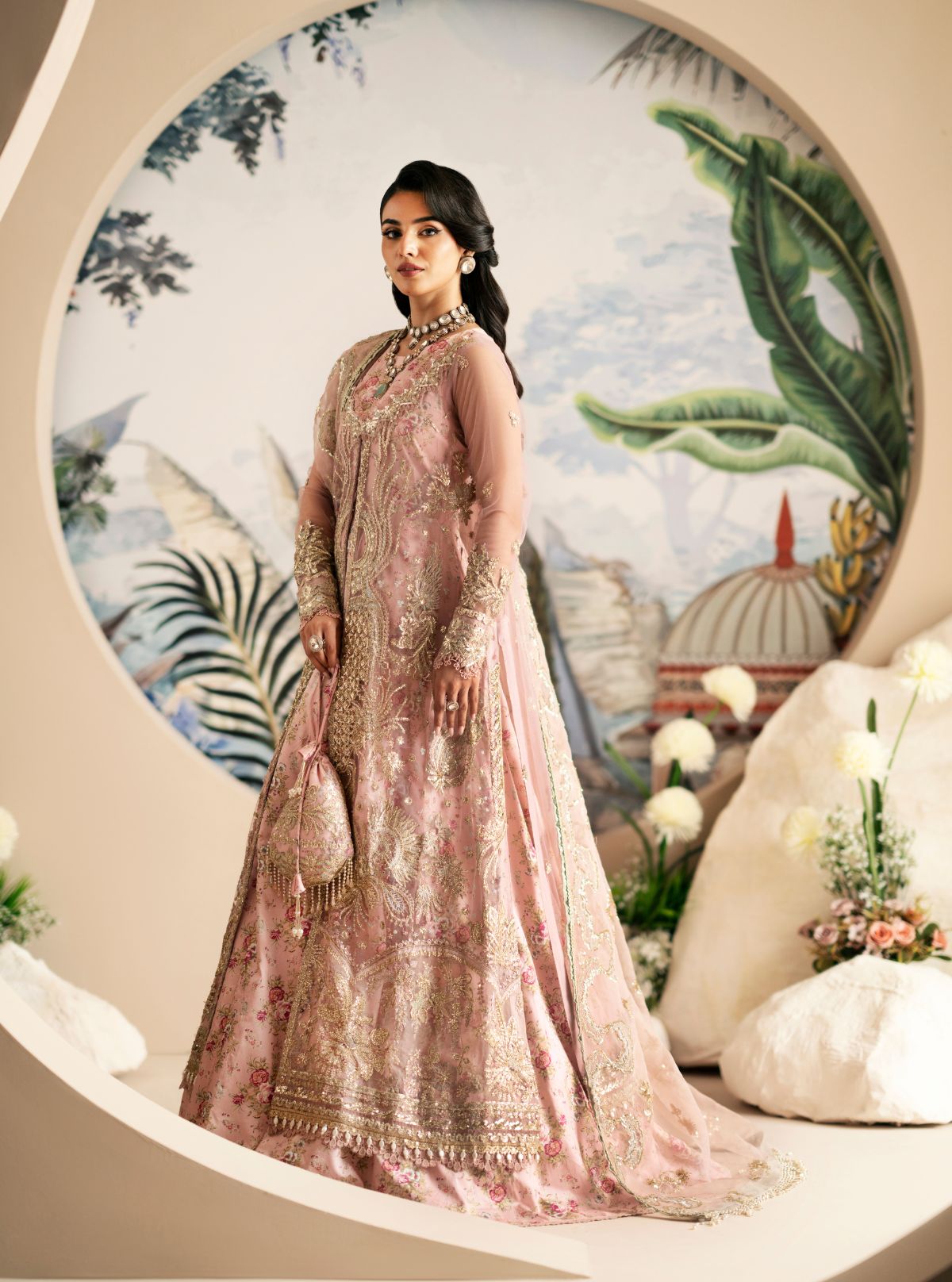 Inayat | Festive Formals | Begonia - Pakistani Designer Dress - by Inayat - Type : Ladies Clothes - 100% Original at Saira Sultan